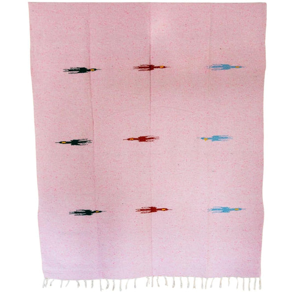 SIDR Pink Pajaro Blanket -  - Decor Objects - Feliz Modern