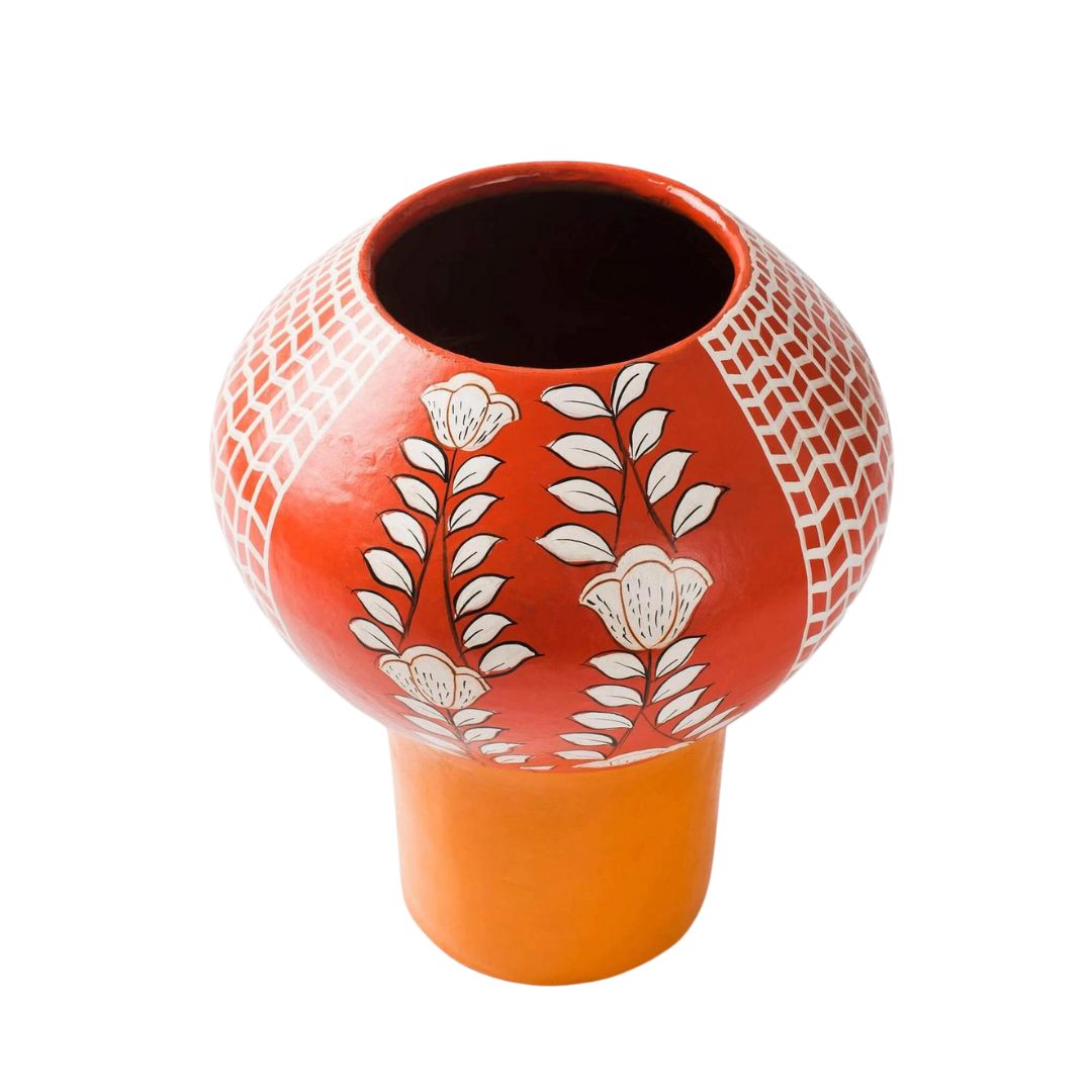 MAAS Terracotta Round Vase Feliz Modern