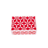 HLFR Red Geo Trinket Box -  - Trays - Feliz Modern