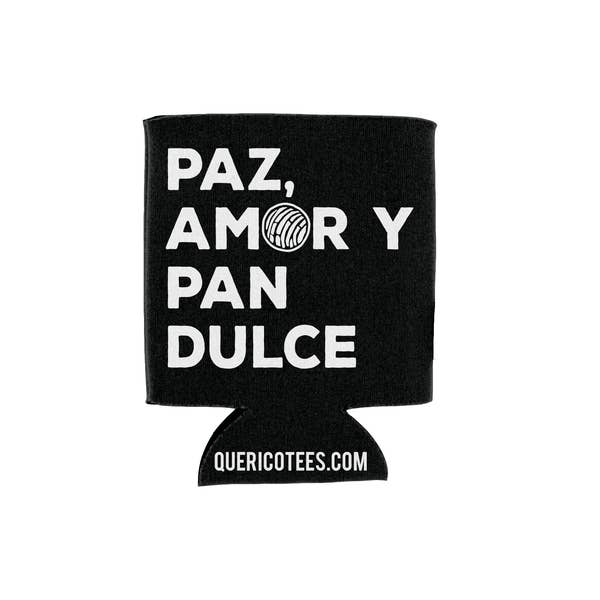 QRIC Paz Amor y Pan Dulce Drink Sleeve - black - Drinkware - Feliz Modern