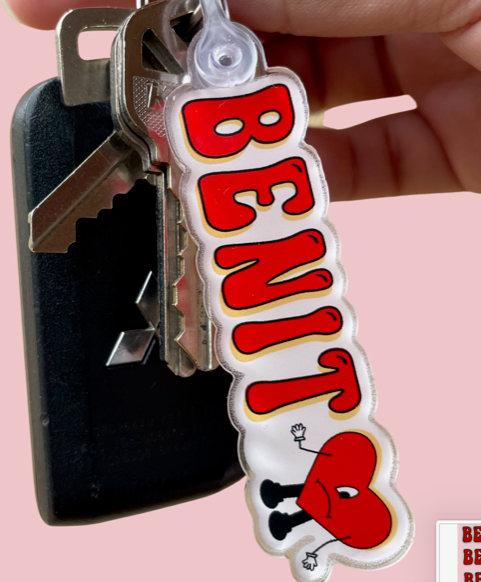 BOBL* Benito Heart Keychain -  - Keychains - Feliz Modern