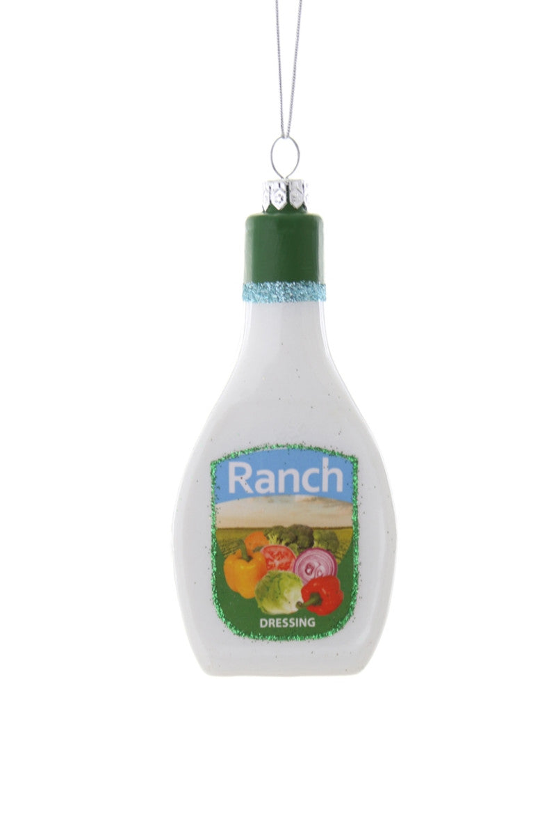 white christmas dresses Ranch Dressing Ornament