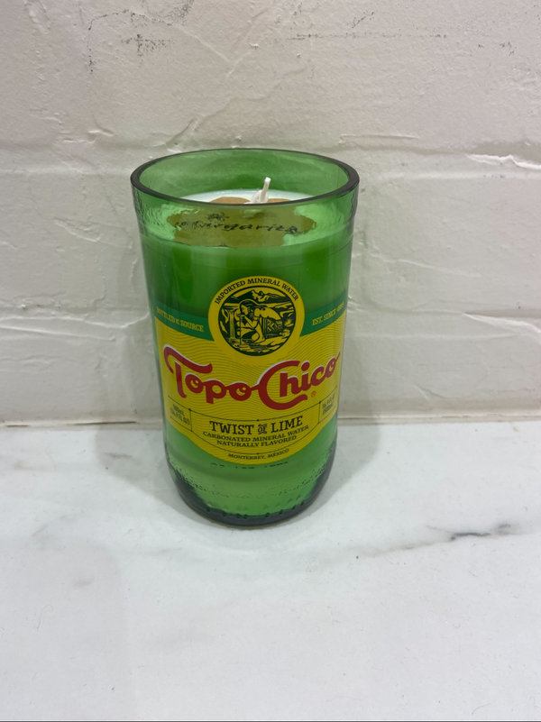 HASH Topo Chico Glass Candles -  - Candles - Feliz Modern