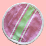 SIDR Oaxacan Tortilla Warmer - Pink & Green - Serveware - Feliz Modern