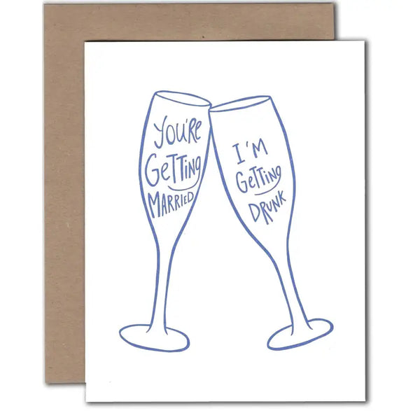 PLP Getting Married/Drunk Card - - Cards - Feliz Modern