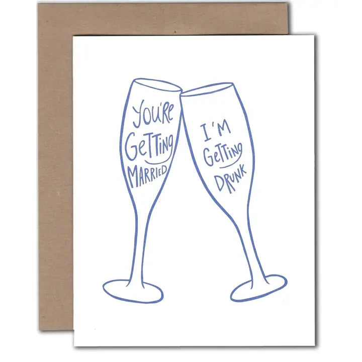 PLP Getting Married/Drunk Card - - Cards - Feliz Modern