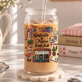 MNC Cafecito & Chisme Bookclub Glass Cup - - Drinkware - Feliz Modern