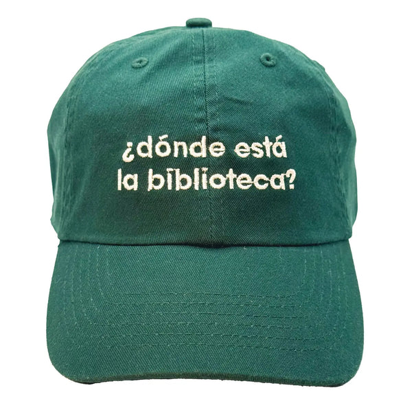 QRIC Dónde Está La Biblioteca Hat - - Hats - Feliz Modern