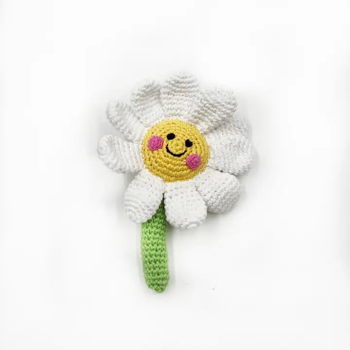 PBBL Daisy Flower Rattle - - Babies & Kids - Feliz Modern