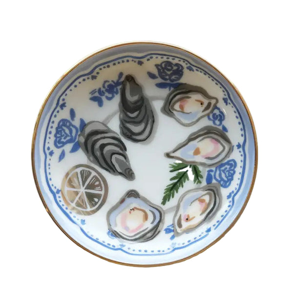 IDL Oyster Porcelain Trinket Dish - - Decor Objects - Feliz Modern