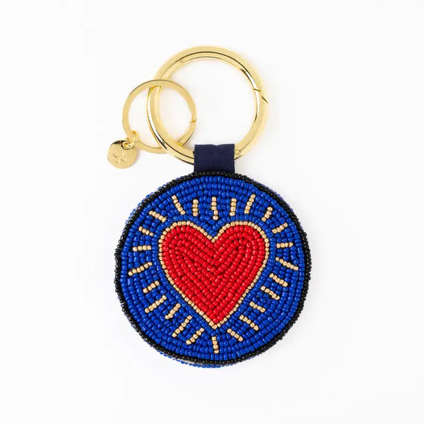 IKA Evil Eye and Heart Bag Charm