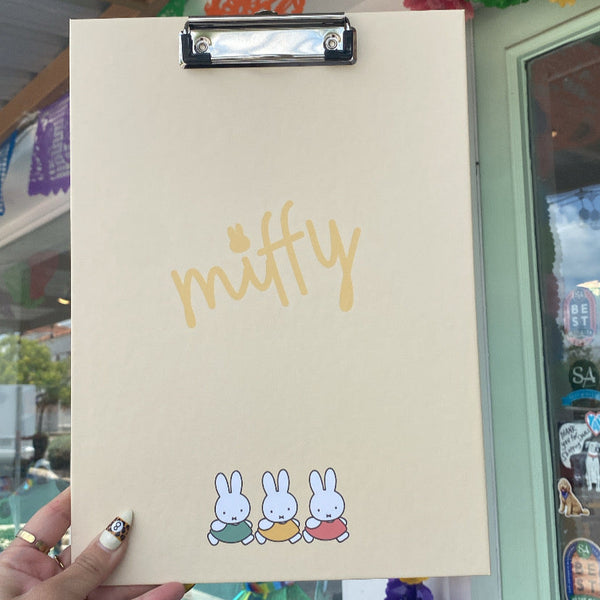 KWD Bunny Clipboard - Yellow - Office & Stationery - Feliz Modern