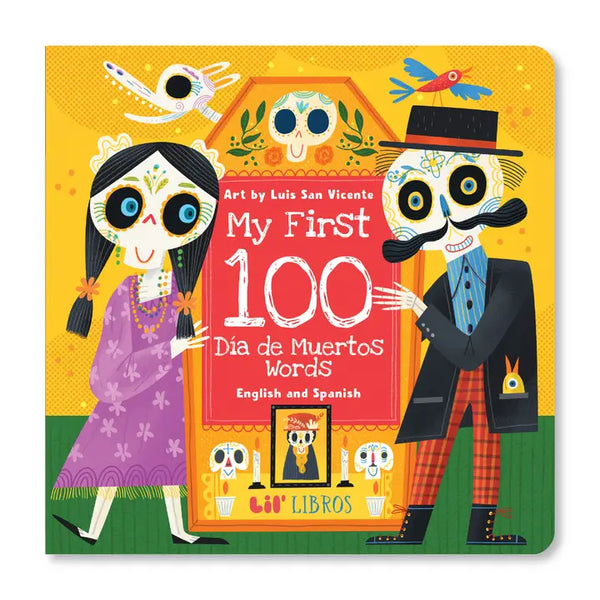 LILB First 100 Día De Muertos Words - - Children's Books - Feliz Modern