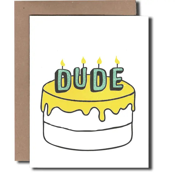 PLP Dude Birthday Card - - Cards - Feliz Modern