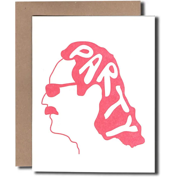 PLP Mullet Party Birthday Card - - Cards - Feliz Modern