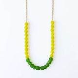 NPT Beaded Necklace - Chartreuse - Necklaces - Feliz Modern