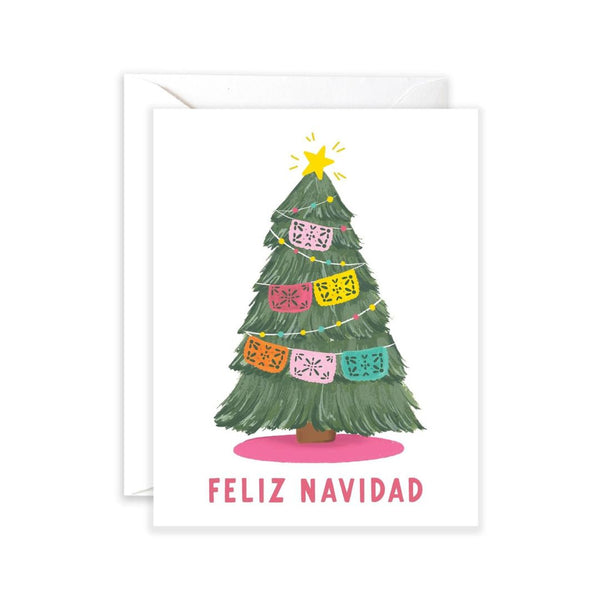 IMGC Feliz Navidad Christmas Tree Card -  - Christmas - Feliz Modern