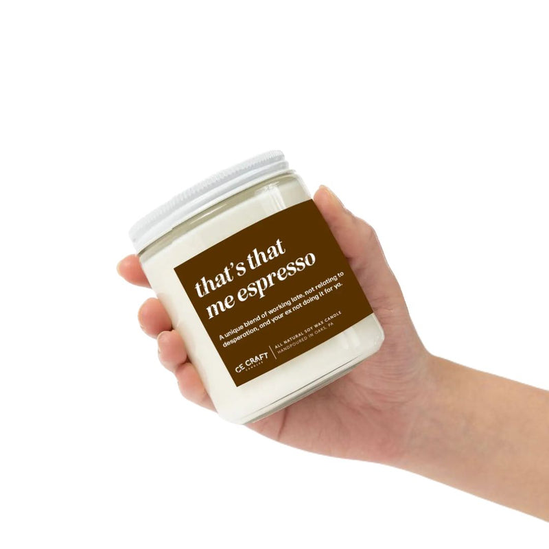 CEC* That's That Me Espresso Candle - - Candles - Feliz Modern