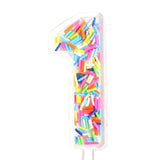 KAC Sprinkle Number Cake Toppers - 1 - Party Supplies - Feliz Modern