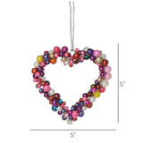 HAR Beaded Heart Ornament