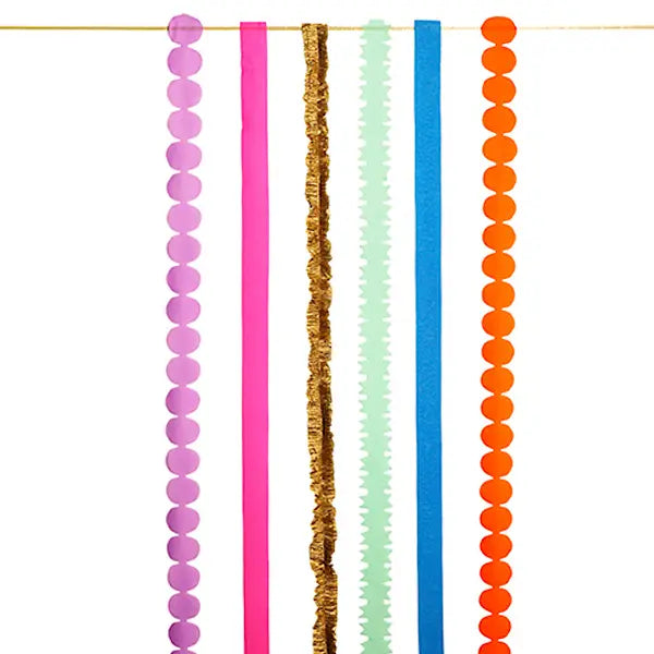 PPA Color Lovers Delight Party Streamer Set - - Party Supplies - Feliz Modern