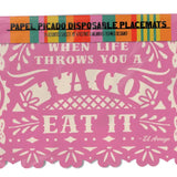 ELAO Papel Picado Placemats - - Christmas - Feliz Modern