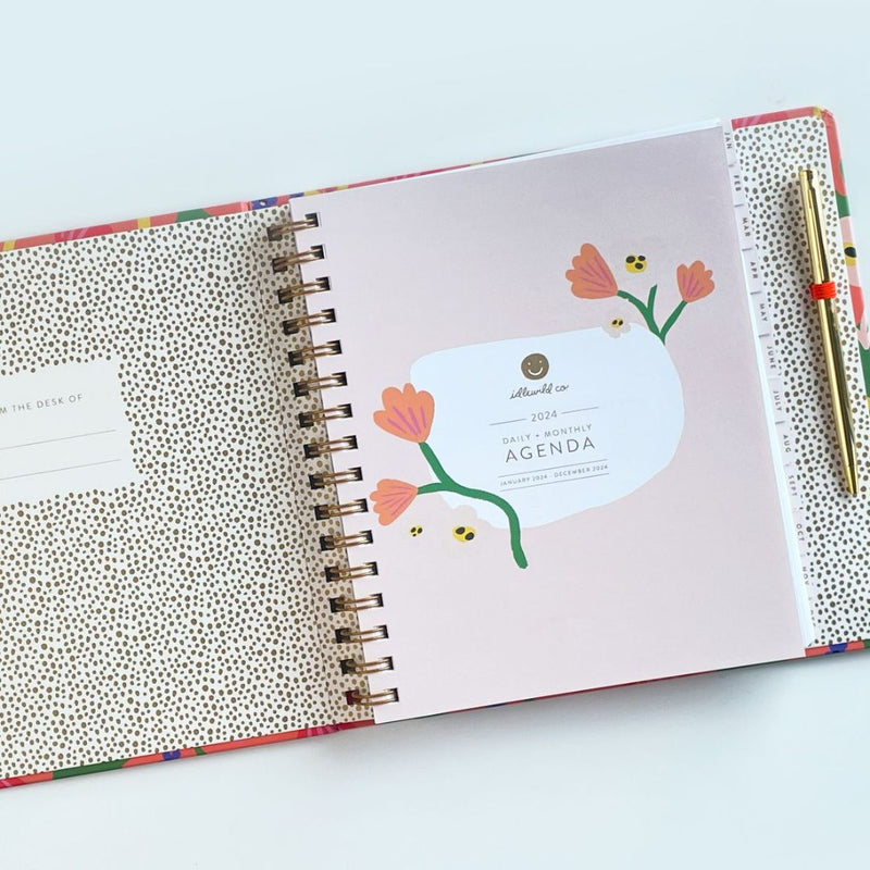 IDL Floral 2024 Planner -  - Office & Stationary - Feliz Modern