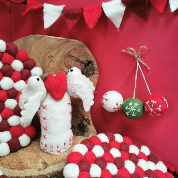 FSG Dove Felt Tree Topper - - Christmas - Feliz Modern
