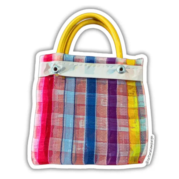 NAT Mercado Bag Sticker - - Stickers - Feliz Modern