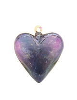 LD Blown Glass Heart - Purple - Decor Objects - Feliz Modern