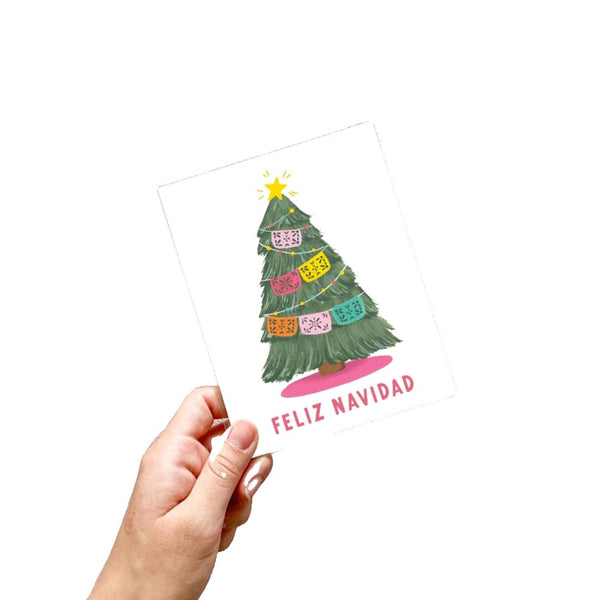 IMGC Feliz Navidad Christmas Tree Card -  - Christmas - Feliz Modern