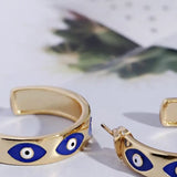 THD Evil Eye Hoops - - Earrings - Feliz Modern