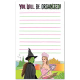 TFND You Will Be Organized Notepad