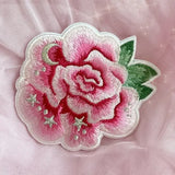 *WFLW Pink Rose Patch - - Pins & Patches - Feliz Modern