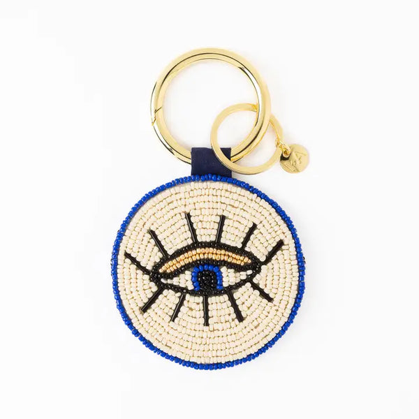 IKA Evil Eye and Heart Bag Charm