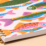 AHWA Rainbow Trout Fish Spiral Notebook - - Office & Stationery - Feliz Modern