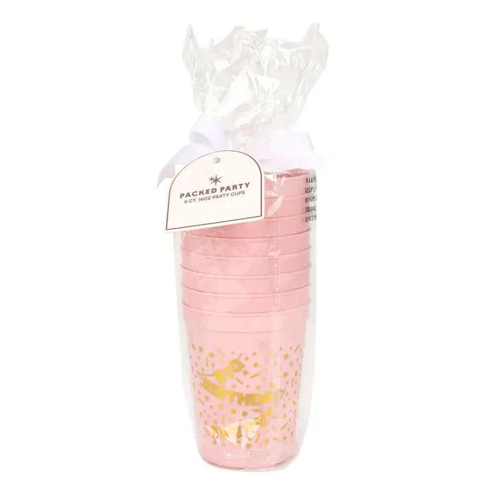 *PPA Birthday Reusable Cups Stack - - Drinkware - Feliz Modern