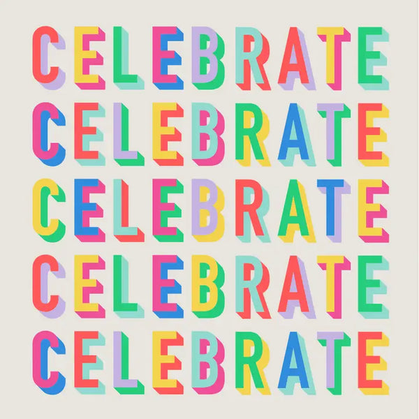 SOSS Celebrate Paper Napkins - - Party Supplies - Feliz Modern