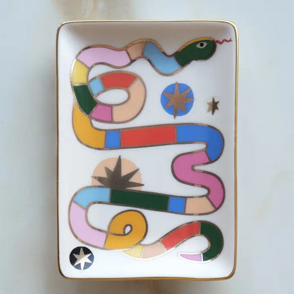 IDL Rainbow Snake Trinket Dish - - Decor Objects - Feliz Modern