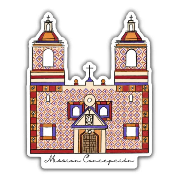 NAT Mission Concepcion Sticker - - Stickers - Feliz Modern