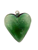 LD Blown Glass Heart - Green - Decor Objects - Feliz Modern