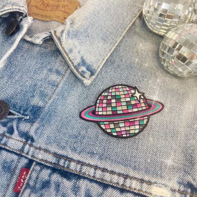 WFLW Disco Planet Patch -  - Pins & Patches - Feliz Modern
