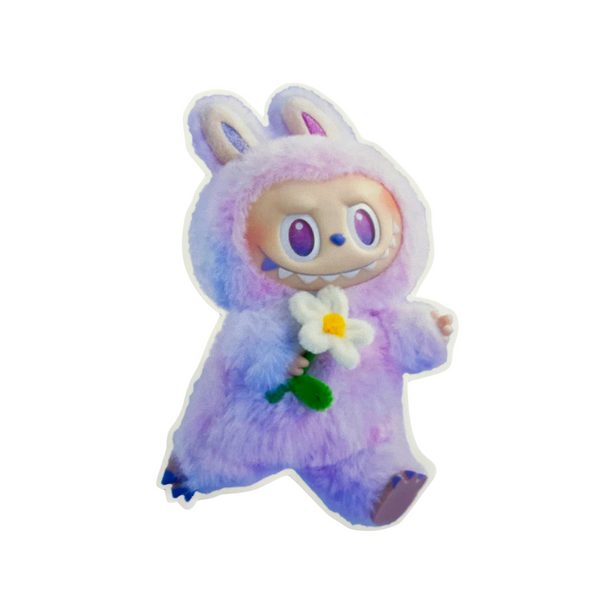 LBB Purple Daisy Monster Sticker - - Stickers - Feliz Modern