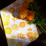 KMT Monarchs & Marigolds Dish Towel - - Tea Towels & Napkins - Feliz Modern