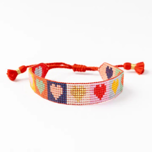 IKA Heart Beaded Bracelet
