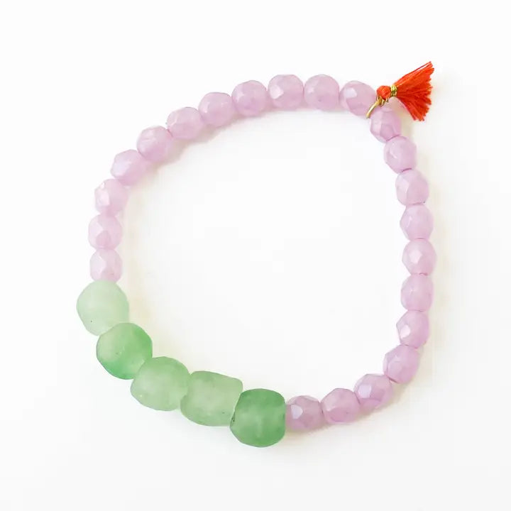 *NPT Beaded Bracelet - Lilac - Bracelets - Feliz Modern