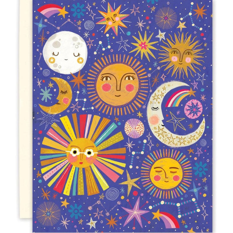 Moon Note Cards BYSF Sun & Moon Notecard Set – Feliz Modern