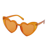 TAM Retro Heart Sunglasses - Choose Your Color! - Fluorescent Orange - Sunglasses - Feliz Modern