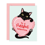LLP Purrfect Cat Valentine's Day Card - - Cards - Feliz Modern