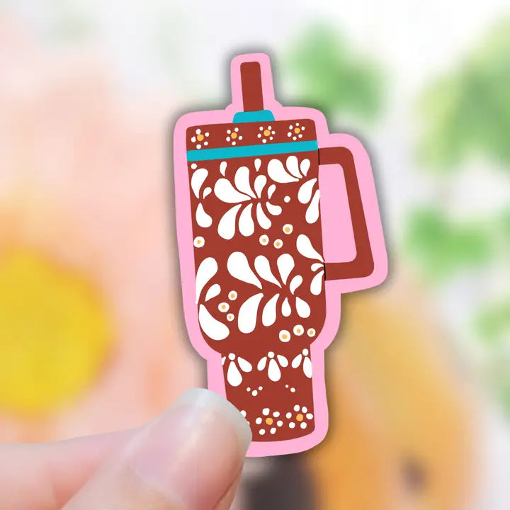 LLTN Talavera Tumbler Sticker - - Stickers - Feliz Modern